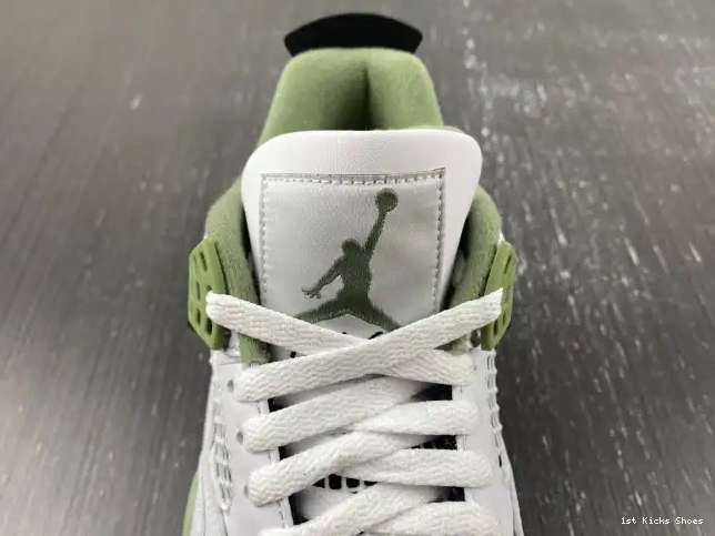 1st Kicks Air Jordan 4 Seafoam WMNS AQ9129-103 0523